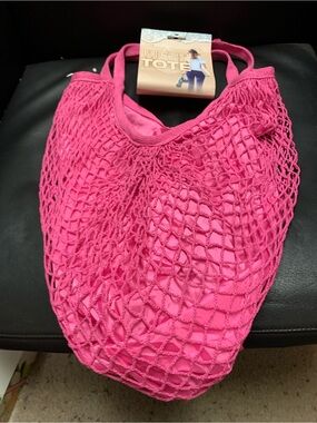 Pink Mesh Tote Bag - Nupouch